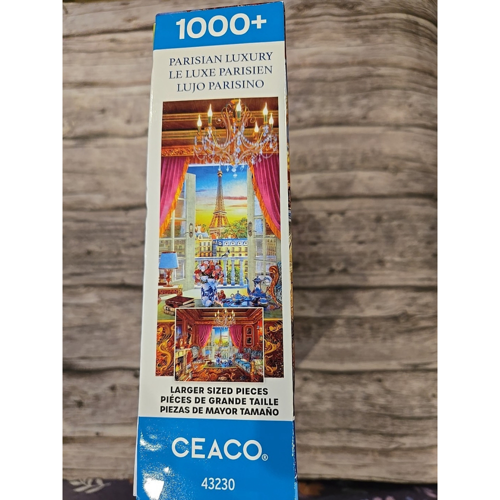 Ceaco 1000 Piece Puzzle Parisian Luxury New-Sealed 30x24 #43230 (3) - Picture 2 of 5
